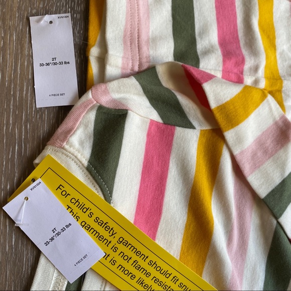 Old Navy Printed Pajama Long Sleeve Set Toddler 2T - Picture 4 of 4